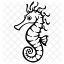 Seahorse Animal Sea Icon