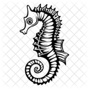 Seahorse Animal Sea Icon