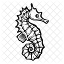 Seahorse Animal Sea Icon