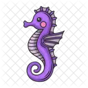 Seahorse Water Aquatic Icon