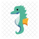 Seahorse Fish Marine Animal Icon