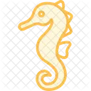 Seahorse Ocean Marine Icon