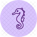 Seahorse Ocean Marine Icon