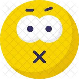 Sealed lips Emoji Icon