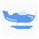 Airplane Tiltrotor Floating Icon