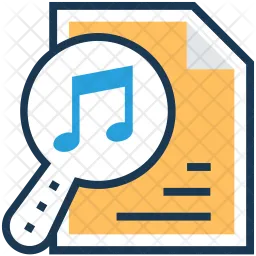 Searc music File  Icon