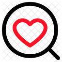 Search Love Heart Icon