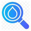 Search Research Water Drop Icon
