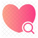 Search Dating App Heart Icon