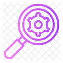 Search Cogwheel Diligence Icon