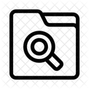 Search Folder Magnifying Icon
