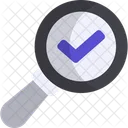 Search Verification Check Icon