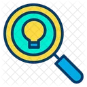 Searching Idea Find Idea Magnifier Glass Icon