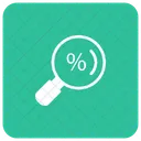 Search Magnifier Discount Icon