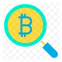 Bitcoin Search Bitcoin Searching Bitcoins Icon