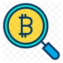 Bitcoin Search Bitcoin Searching Bitcoins Icon