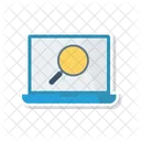 Search Laptop Magnifier Icon