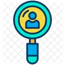 Account Find Human Resources Icon