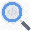 Search Magnifier Code Icon