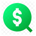 Search Magnify Dollar Icon