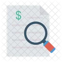 Search Invoice Document Icon