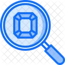 Search Magnifier Gems Icon