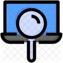 Seo Magnifier Laptop Icon