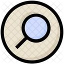 Social Magnify Glass Find Icon