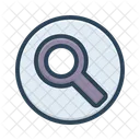 Search Information Glass Icon