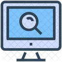 Seo Web Monitor Icon