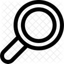 Glass Search Zoom Icon