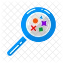 Process Search Magnifying Icon