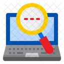 Search Laptop Magnifier Icon