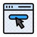 Webpage Cursor Browser Icon