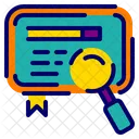 Search Tablet Research Icon