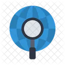 Search Find Earth Icon