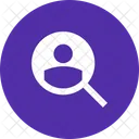 Search Locate User Icon