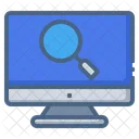 Search Monitor Screen Icon