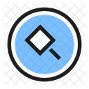 Search Square Retro Icon