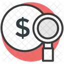 Search Dollar Usd Icon