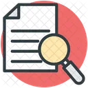 Search Document Magnifier Icon