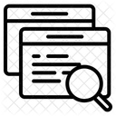 검색 웹사이트 인터넷 아이콘