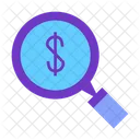 Business Search Dollar Icon