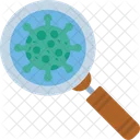 Search Bacteriology Coronavirus Icon