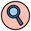 Search Internet Magnifier Online Button Icon
