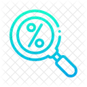 Sale Search Magnifying Icon