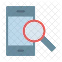 Search Magnifier Mobile Icon