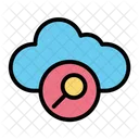 Search Cloud Computing Cloud Storage Icon