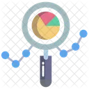 Search Analysis Search Analytics Search Graph Icon