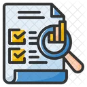 Statistics Report Analysis Icône